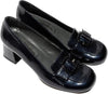 Fly London ‘Sufi’ Block Heel Pump Retro Shoes - Navy