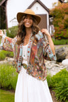 ‘Love Language Pixie, Hope’ Cropped Bamboo Duster Kimono Cardigan - Faith