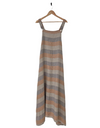 Montaigne Overall Style Maxi Linen Dress Stripe