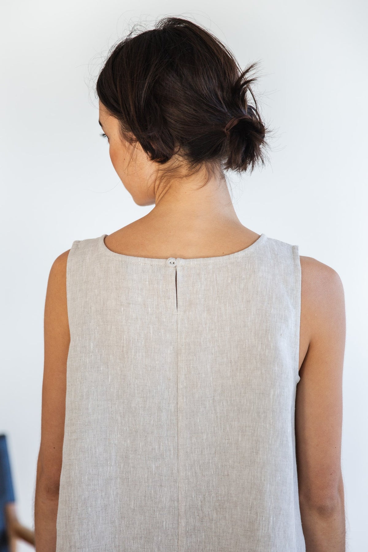 Eva’s Sunday - Asher Linen Singlet - Neutral