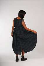 Montaigne ‘Sartene’ Winter Weight Tartan French Linen Dress