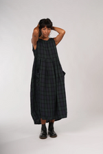 Montaigne ‘Sartene’ Winter Weight Tartan French Linen Dress