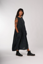 Montaigne ‘Sartene’ Winter Weight Tartan French Linen Dress