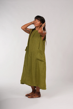 Montaigne ‘Remy’ Italian Linen Dress With Deep Front Pockets - Various Colours