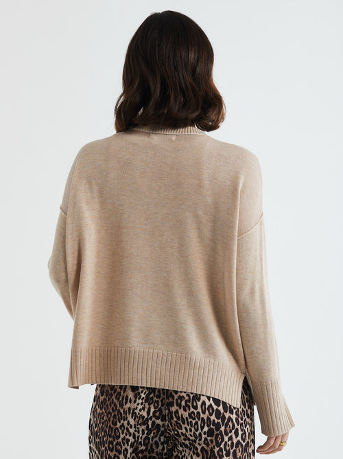 LD & Co Basic Crew Jumper - Oat