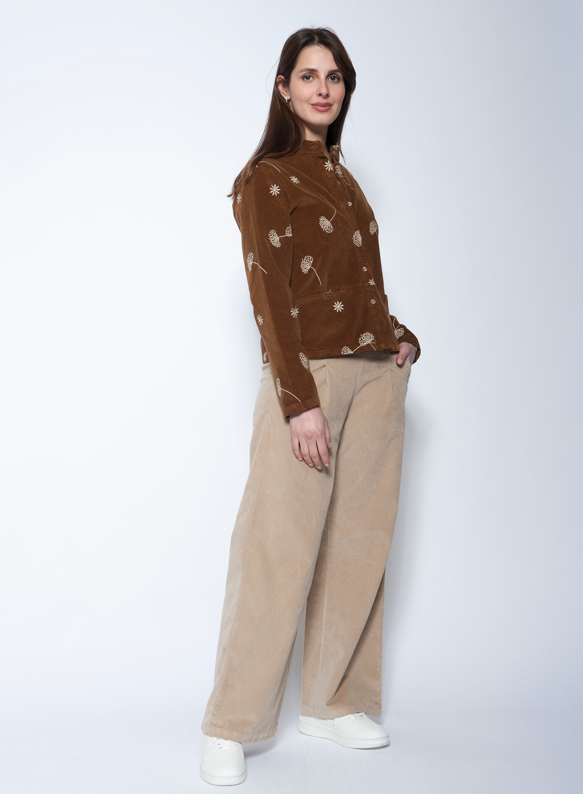 Blueberry Italia - Fiona - Embroidered Needle Jacket