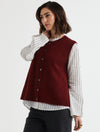 LD & Co Button Front Vest - Various Colours