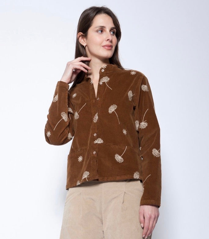 Blueberry Italia - Fiona - Embroidered Needle Jacket