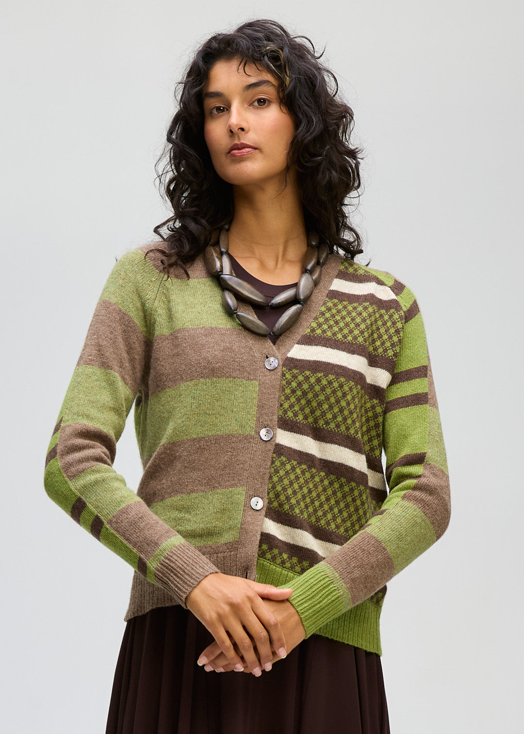 LD&Co - Groove Cardigan - Cocoa