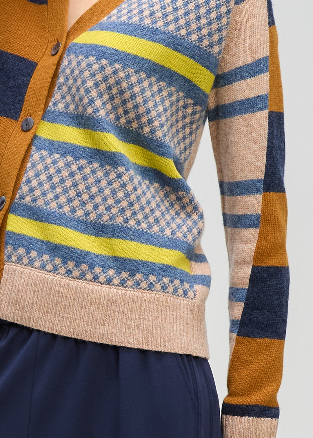 LD&Co - Groove Cardigan - Toffee