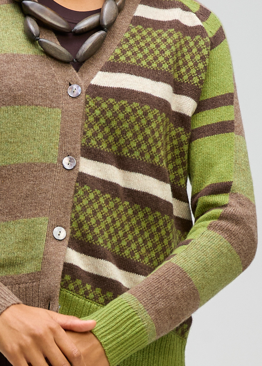 LD&Co - Groove Cardigan - Cocoa