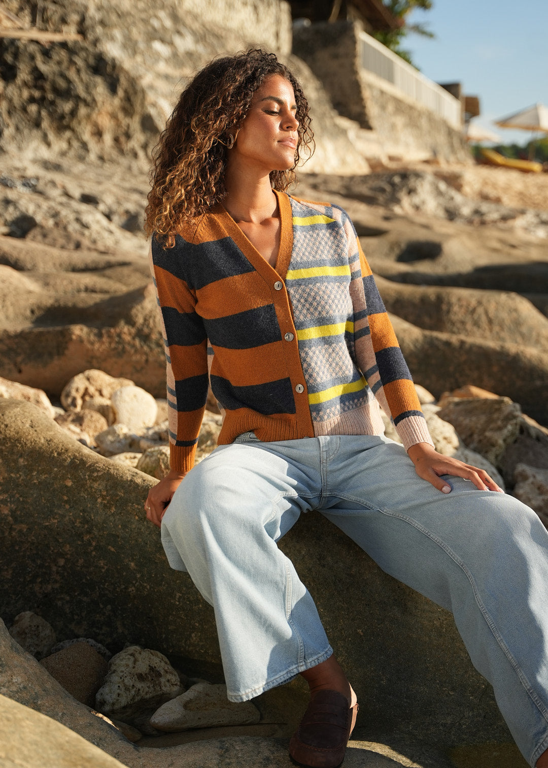 LD&Co - Groove Cardigan - Toffee