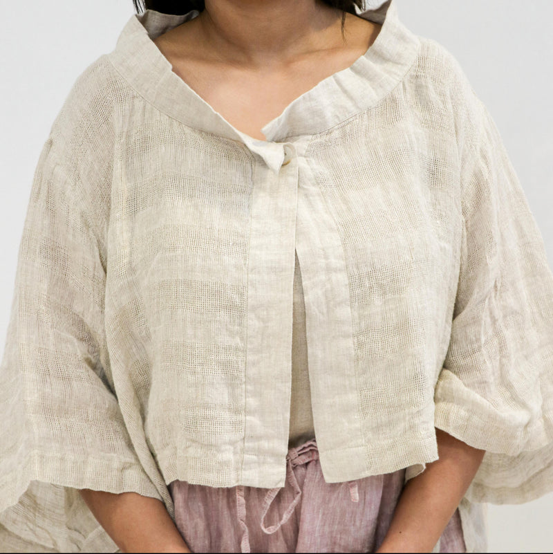 Rustic Linen ‘Chloe’ Jacket - Various Colours