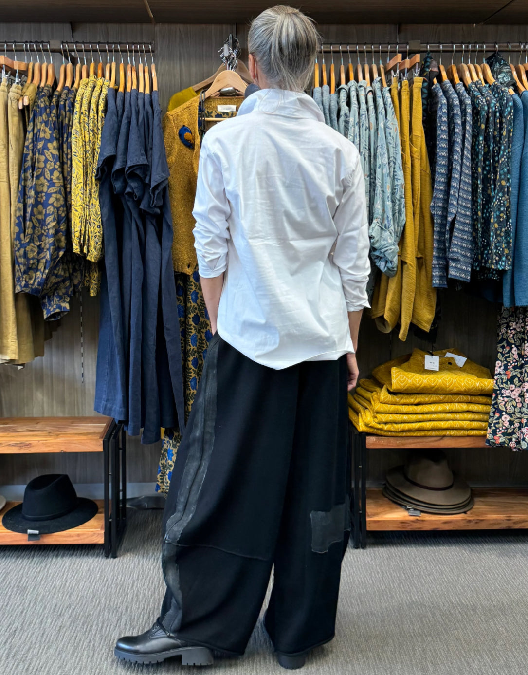 Kokomarina French ‘Yurika’ Cotton Shirt With Large Pocket - White