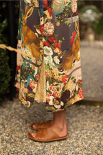 ‘Stay Gold Opera’ Duster Bamboo Kimono Duster Robe With Rabbits Flowers & Bees