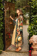 ‘Stay Gold Opera’ Duster Bamboo Kimono Duster Robe With Rabbits Flowers & Bees