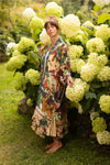 ‘Stay Gold Opera’ Duster Bamboo Kimono Duster Robe With Rabbits Flowers & Bees