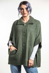 Koru Possum Merino Silk Cape With Pockets - Various Colours