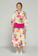 Luukaa ‘Maya’ Short Style Linen Jacket - Multi