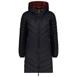 MOKE ‘Arnie’ Women’s 90/10 Reversible Down Coat - Black/Cabermet