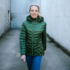 MOKE ‘Cushla’ Women’s 90/10 Packable Jacket - Cypress