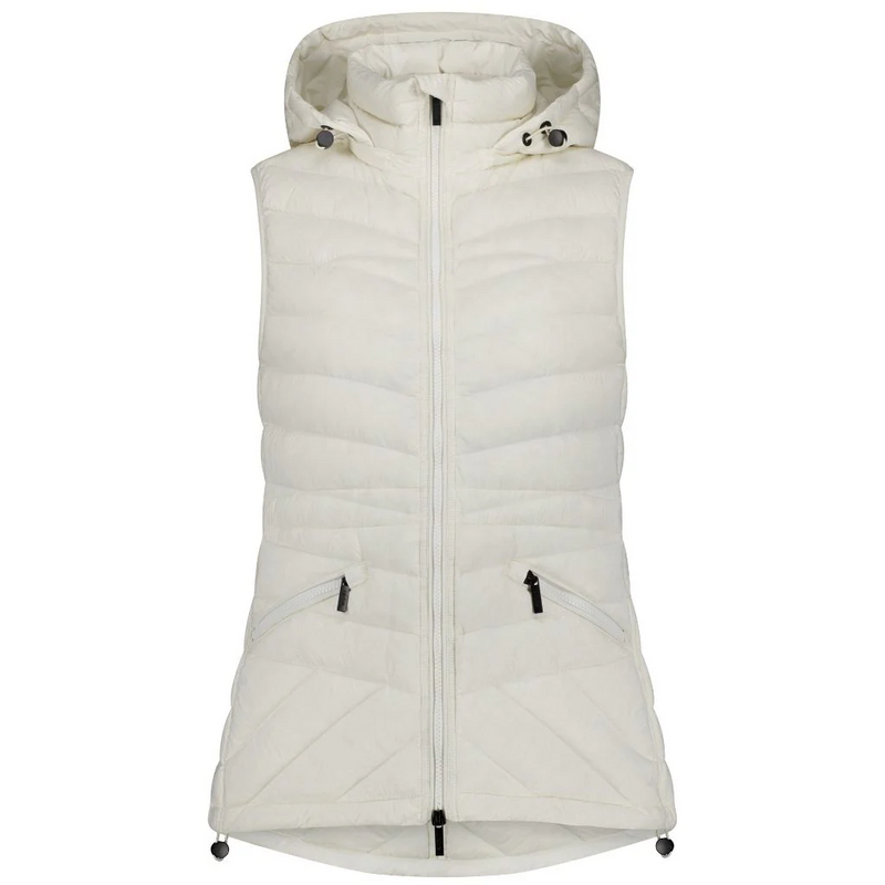 MOKE ‘Mary Claire’ Women’s 90/10 Down Packable Vest - Cream