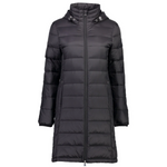 MOKE ‘Sarah’ Women’s 90/10 Down Long Packable Coat Jacket - Black