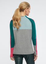 Z & P Intarsia Funnel Neck Jumper - Various Colours