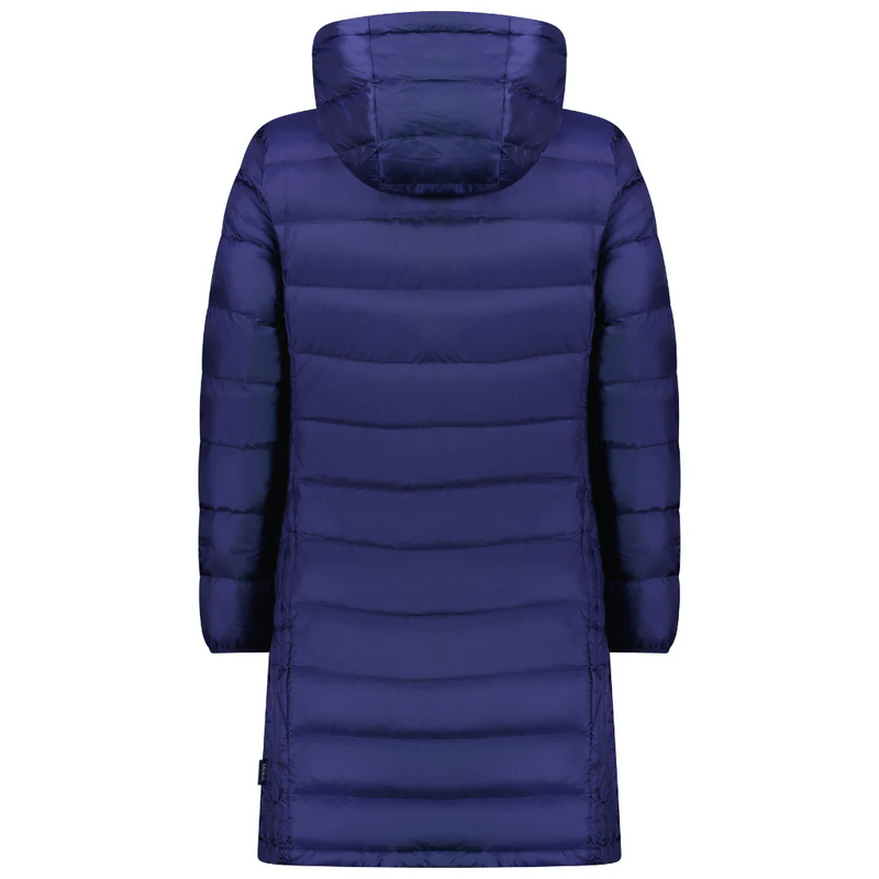 MOKE ‘Sarah’ Women’s 90/10 Down Long Packable Coat Jacket - Moonlight