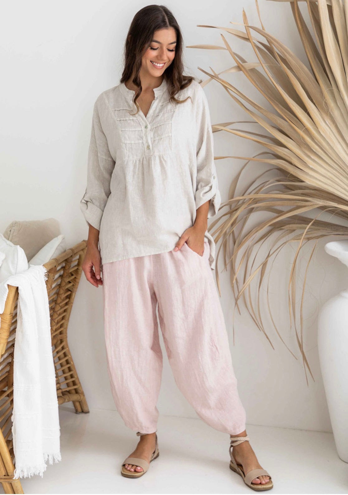 The Italian Cartel - Fern - Italian Linen Pants