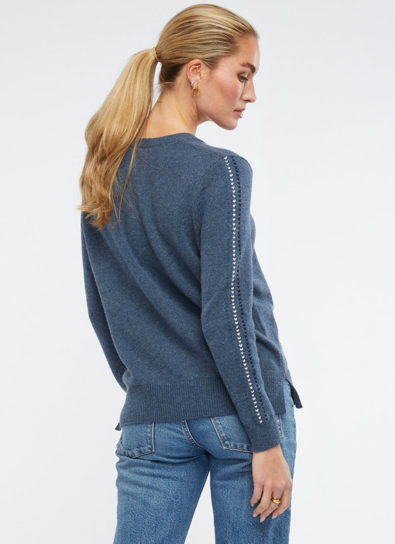 Z & P Handwork Lightweight V Neck Jumper - Various Colours