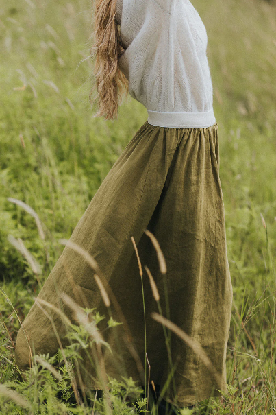 Montaigne - Lucie - Linen Maxi Skirt