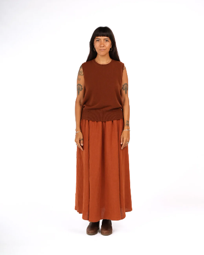 Montaigne - Lucie - Linen Maxi Skirt