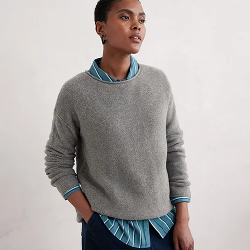 Seasalt Cornwall ‘Fruity’ Jumper II - Oyster Grey