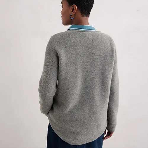 Seasalt Cornwall ‘Fruity’ Jumper II - Oyster Grey