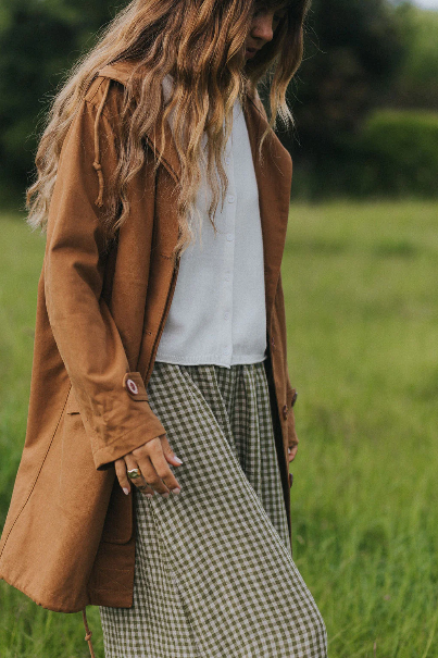 Montaigne - Isobel - Cotton Drill Anorak Parka OverCoat