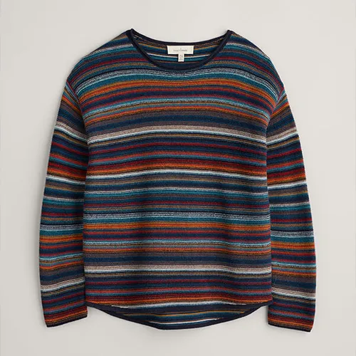 Seasalt Cornwall ‘Fruity’ Jumper II - Ripple Marks Galley Mix