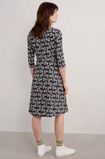 Seasalt Cornwall 3/4 ‘Enor’ Dress - Printed Seaweed Maritime