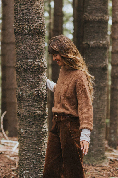 Montaigne - NZ Lambswool Oversized Cable Knit