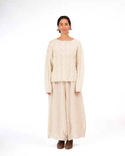 Montaigne - NZ Lambswool Oversized Cable Knit