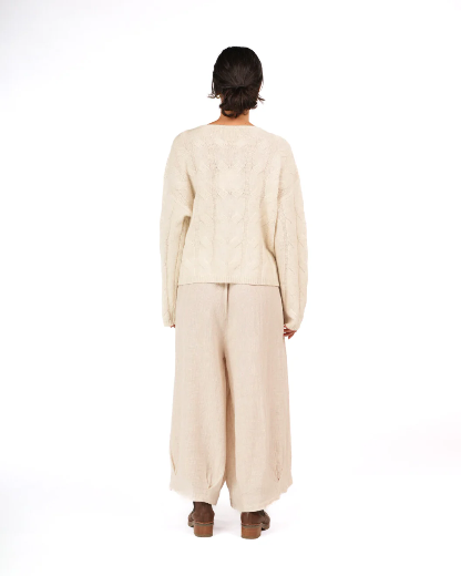 Montaigne - NZ Lambswool Oversized Cable Knit