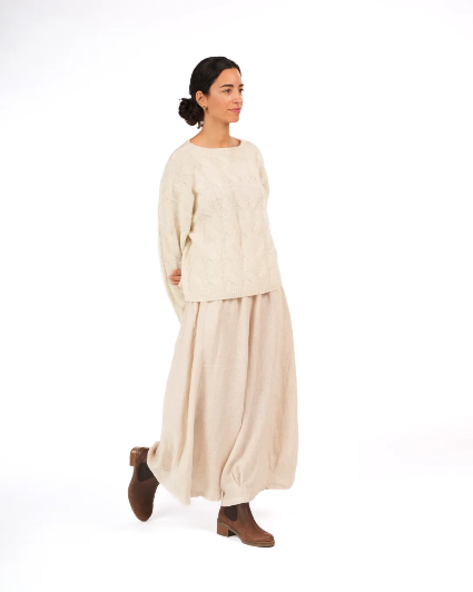 Montaigne - NZ Lambswool Oversized Cable Knit