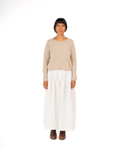 Montaigne - NZ Lambswool Cropped Cardigan