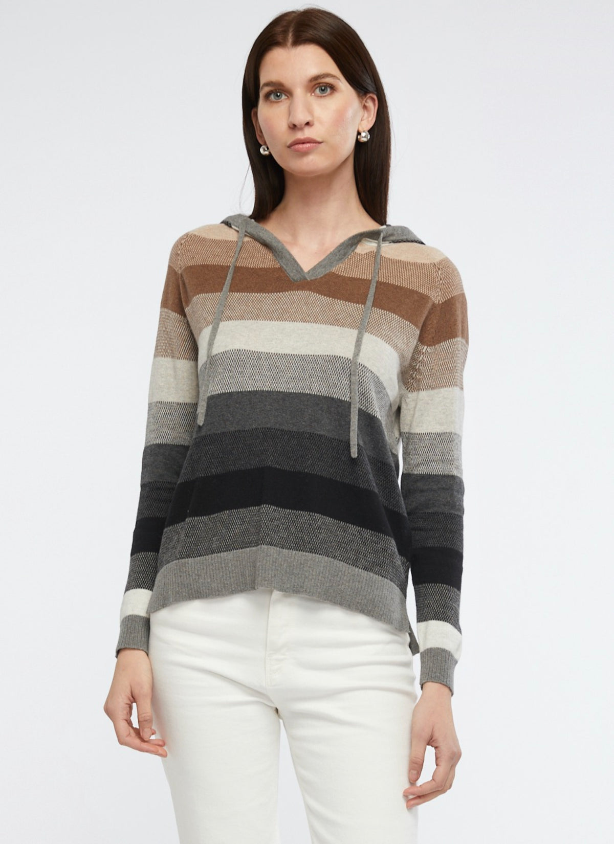 Z & P Splice Colour Hoodie - Clouds