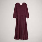 Seasalt Cornwall ‘Folk Song’ Knitted Midi Dress - Merlot