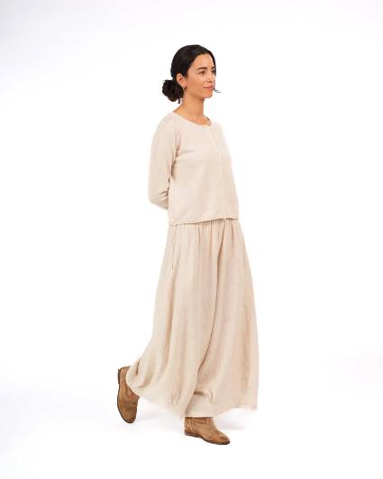 Montaigne - NZ Lambswool Cropped Cardigan