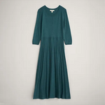 Seasalt Cornwall ‘Folk Song’ Knitted Midi Dress - Dusky Jade