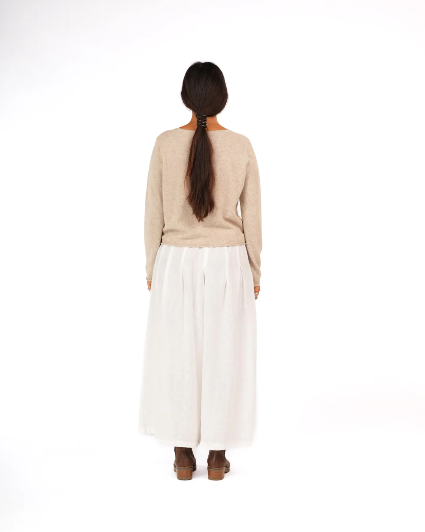 Montaigne - NZ Lambswool Cropped Cardigan