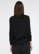 Z & P Detail Shirt Bottom Jumper - Black