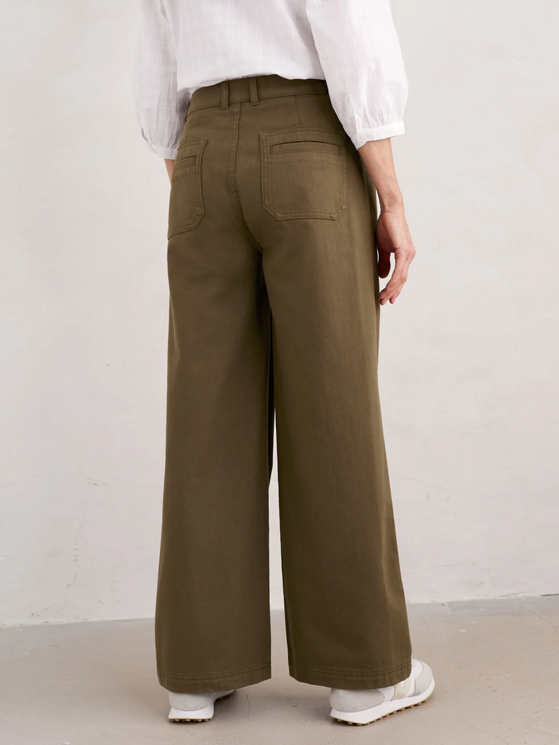 Seasalt Cornwall ‘Milly’ Trouser - Dark Seagrass